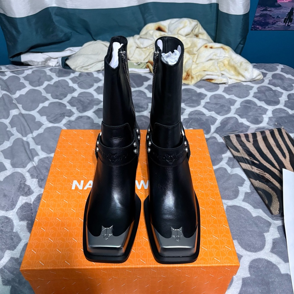 Naked Wolfe Knight Cow Leather Boots